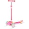 Lifemaster 3-Wheel Kids Scooter, LED Deck and Wheels, 5-Height Adjustable Handlebar, Pink LMLUSP55 - alternate 1