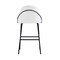 Manhattan Comfort Gracie Barstool in White and Black - Set of 2 2-BS022-BWH - alternate 7