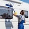 Vevor Solar Panel Cleaning Kit Water Fed Pole Kit 15 ft with Brush and Squeegee LW5-4.6M(55CM)-US - alternate 6