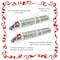 Elf Stor Wrapping Paper Storage Organizers for 50 Rolls of Gift Wrap Clear Totes with Handles, 2PK 83-DT5054 - alternate 5