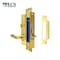 Ecs Hardware Durable Heavy Duty Mortise Lockset w/Lever US3 Polished Brass, 2-1/2in Backset Entrance, Right Handed ECSH-MLWL01-PB-SC1-RH - alternate 3