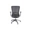 We'Re It Urban Series Black Mesh High-Back Adjustable Task Chair for Home or Office in Black EM6100-BLK - alternate 4