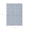Homeroots 5' X 8' Sky Blue And Denim Blue Striped Washable Indoor Outdoor Area Rug 587963 - alternate 7