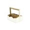 Homeroots 10" White Solid Wood Box 488028 - alternate 5