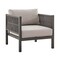 Armen Living Mareike Aluminum and Rope Outdoor Sofa in Brown SETODMADBRNBX3 - alternate 4