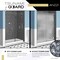 Anzzi Halberd Series 47-48 x 72 in. Framed Sliding Shower Door in Matte Black SD-AZ052-01MB - alternate 4