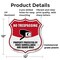 Signmission No Trespassing Shield Sign Property Prot, 12 Inch X 12 Inch, Plastic Sign SHI-P-12-416 - alternate 2