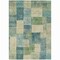 Homeroots 9' X 12' Blue Geometric Washable Indoor Outdoor Area Rug 608266 - alternate 5