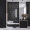 Apollo Tile Antiek 2.58 in. x 7.9 in. Glossy Black Ceramic Subway Wall and Floor Tile 5.38 sq. ft./case, 38PK MOD88BLK258A - alternate 7
