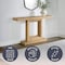 Alaterre Furniture Pismo Solid Wood Console Table 56 in Modern Farmhouse Entryway Table AFTBL-012 - alternate 9