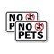 Signmission No Pets, 18'' X 24'' 2 Signs, Heavy Gauge Aluminum, 2PK A-1824-2PACK-24987 - alternate 1