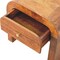 Homeroots 16" Chestnut Solid Wood One Drawer Nightstand 653811 - alternate 8