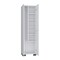 Homeroots 20in White and Black Wood Accent Cabinet With Two Doors 552279 - alternate 1