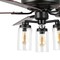 Jonathan Y Lucas 52" 3-Light Rustic Industrial Iron/Wood/Seeded Glass Mobile-App/Remote-Controlled LED Ceiling JYL9614A - alternate 10