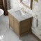 James Martin Vanities Kinnsden 36" Single Vanity, Weathered Oak w/ 3 CM Carrara Marble Top D680-V36-WTO-3CAR - alternate 8