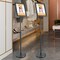 Vevor Pedestal Sign Holder Adjustable Poster Stand 8.5 x 11 Inch Round Base SW-01 - alternate 5