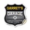 Signmission Garret's Garage I Can Fix Everything But Stupid, 18 Inch X 18 Inch, Vinyl Decal SHI-D-18-490-GARRET - alternate 1