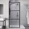 Anzzi 34 in. x 78 in. Fixed Frameless Shower Door in Matte Black w/ Tsunami Guard Tempered Clear Glass SD-AZFL06002MB - alternate 1