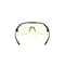 Jackson Safety Maxview+, Safety Glasses, Anti-Fog & Anti-Scratch, Amber Lens, Black/Green Frame, Half-Frame 60002 - alternate 12