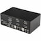 Startech.Com 2-PORT DISPLAY PORT DUAL-MONITOR KVM SWITCH - 4K 60HZ - ACCESS TWO DUAL-MONITOR COMPUTERS AND TWO SV231DPDDUA2 - alternate 3