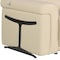 Homeroots Beige Italian Leather Modular L Shaped Six Piece Corner Sectional With Console 534847 - alternate 9