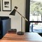 Homeroots 30" Black and Gold Metal Desk Table Lamp With Black Cone Shade 524316 - alternate 7