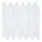 Andova Tiles Channing 1" x 2.5" Marble Honeycomb Mosaic Wall & Floor Tile ANDCHA137 - alternate 3