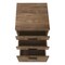 Homeroots 25" Brown Particle Board and Wood Filing Cabinet With Drawers 333501 - alternate 6
