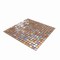 Apollo Tile Skosh 11.6 in. x 11.6 in. Glossy Gold Beige Glass Mosaic Wall and Floor Tile 18.69 sqft/case, 20PK APLNB88BG317A - alternate 8