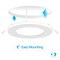 Infibrite 4 In Slim Recessed LED Downlight with Night Light 5CCT Selectable White 9 Watt 750LM Triac Dimmable IB-001-28-9W-WH - alternate 6