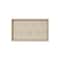 Homeroots 16in Cream Wood and Vinyl Faux Shagreen Serving Tray With Gold Handles 518597 - alternate 4