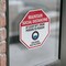 Signmission Maintain Social Distancing At Least, 4 inch X 4 inch, Vinyl Decal, 2PK OC-D-2PACK-4-195 - alternate 4