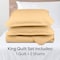 Lavish Home 3-Piece King Quilt Set Bedspread & 2 Pillow Shams with Embossed Diamond Pattern Lightweight Set 66-001-KY - alternate 5