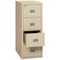 Fireking 17-3/4" W 4 Drawer File Cabinet, Parchment, Letter 4P1831-CPA - alternate 2