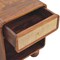Homeroots 21" Brown Solid Wood Square One Drawer Nightstand 651522 - alternate 10