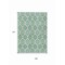 Homeroots 9' X 12' Sage Ivory And Teal Blue Floral Medallion Washable Indoor Outdoor Area Rug 614633 - alternate 7