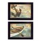 Homeroots Set Of Two Memories at the Lake Black Framed Print Wall Art, 2PK 405736 - alternate 1