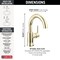 Delta Trinsic: Single Handle Bathroom Faucet 559HAR-PN-DST - alternate 3