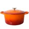 Crock-Pot Crock Pot Artisan 5 Quart Round Enameled Cast Iron Dutch Oven in Sunset Orange 109469.02 - alternate 3