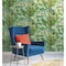 York Wallcoverings Banana Leaf Aqua and White Wallpaper AT7070 - alternate 6
