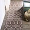 Jonathan Y Nokat Tribal Bohemian Brown/Beige 2 ft. x 10 ft. Indoor/Outdoor Runner Rug SMB131B-210 - alternate 1