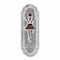 Homeroots 12" X 4" Gray and Brown Womens Room Metal Wall Decor 483333 - alternate 7