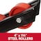 Jet 5-Leg Pipe Jack Stand w/ Casters & Steel Rollers (JPJ-5LG-SR) - JPJ-5LG-SR - alternate 5