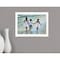 Homeroots Running on the Beach 1 White Framed Print Wall Art 415357 - alternate 4