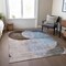 Homeroots 9' X 12' Denim Blue Brown And Beige Geometric Washable Indoor Outdoor Area Rug 604909 - alternate 5