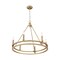Z-Lite Dennison 6-Light Chandelier, 27.5 in W, Signature Brass 4005-6SBR - alternate 6