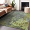 Homeroots 3' X 5' Fern Green Gray And Olive Green Abstract Washable Indoor Outdoor Area Rug 618226 - alternate 8