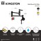 Kingston Brass Wall Mount Pot Filler Faucet, Matte Black KS5100DKL - alternate 2