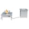 Leisuremod Walbrooke Patio Square Fire Pit and Tank Holder, White WW-27-20-GL - alternate 1