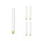 Bulbrite 500 Watt Halogen T4 Mini Bulb, Dimmable Mini-Candelabra Screw Base E11, 5 PK 860806 - alternate 5